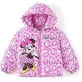 Disney Stitch Frozen Elsa Minnie Mouse Toddler Girl/Boy Puffer Jacket Kids Heavyweight Hooded Warm Winter Down Coat 2-13Years