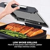 Ninja Sizzle Low Smoke Electric Indoor Grill Grey GR101UK 1460W view 7