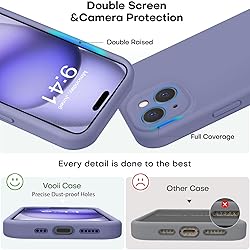 Vooii Compatible with iPhone 15 Plus Case, Upgrade