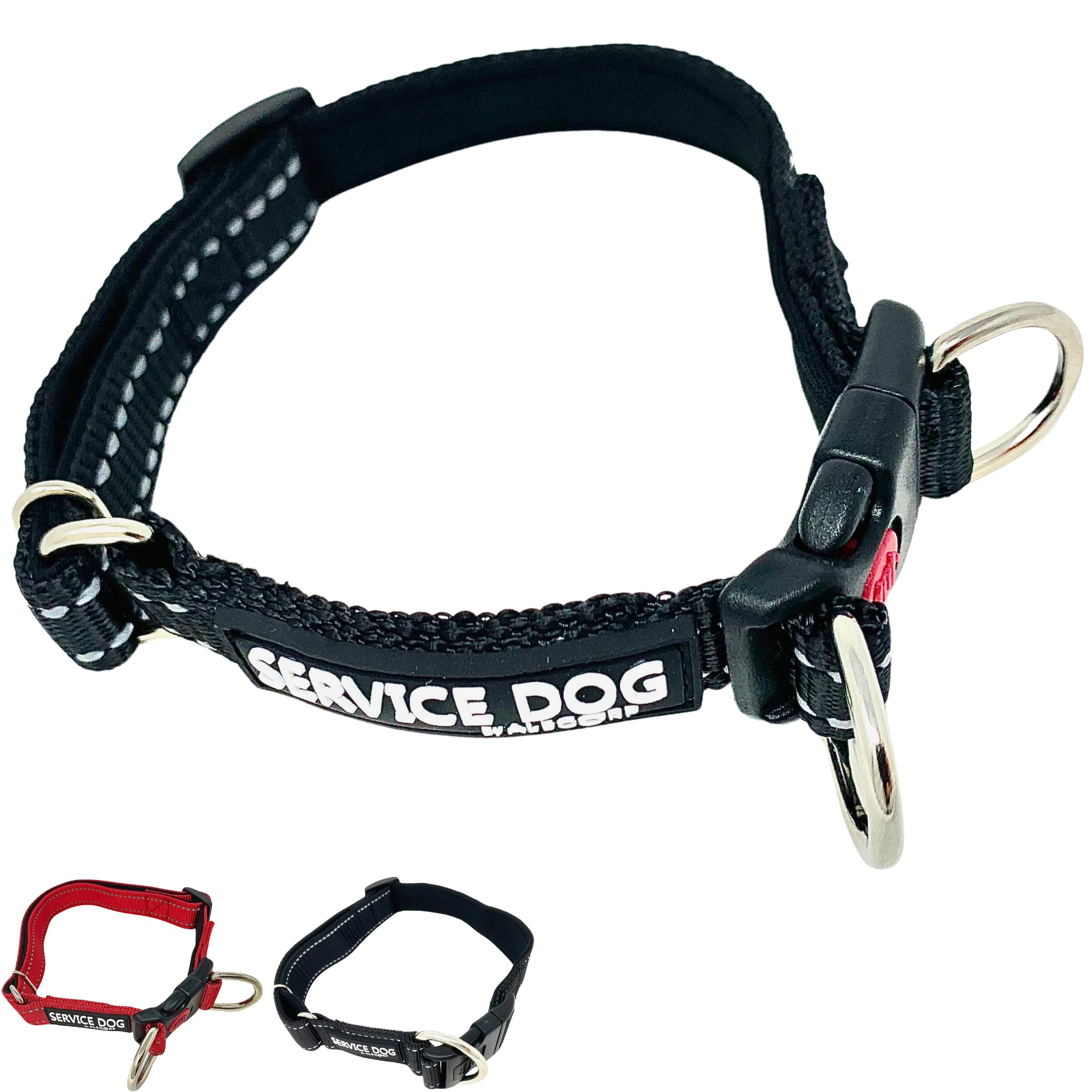Albcorp Reflective Service Dog Collar – Sizes XS