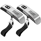 Etekcity Luggage Scale, Digital Portable Handheld Suitcase Weight for Travel with Rubber Paint, Temperature Sensor, 110 Pound