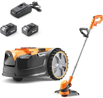 LawnMaster OcuMow 16 Drop and Mow Robot Lawn Mower 2x MX 24V Batteries