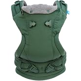 Diono We Made Me Imagine Deluxe, 3-in-1 Baby Carrier Newborn to Toddler With Front Carry &amp; Back Carry, Ergonomic, Comfortable, Racing Green