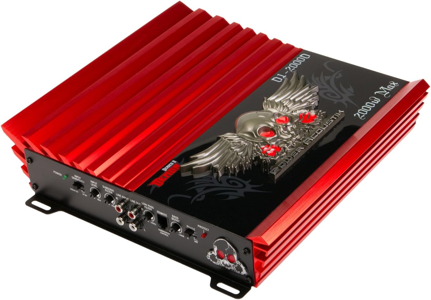 Power Acoustik D12000 Demon 2000 Watt 1 Channel Class D