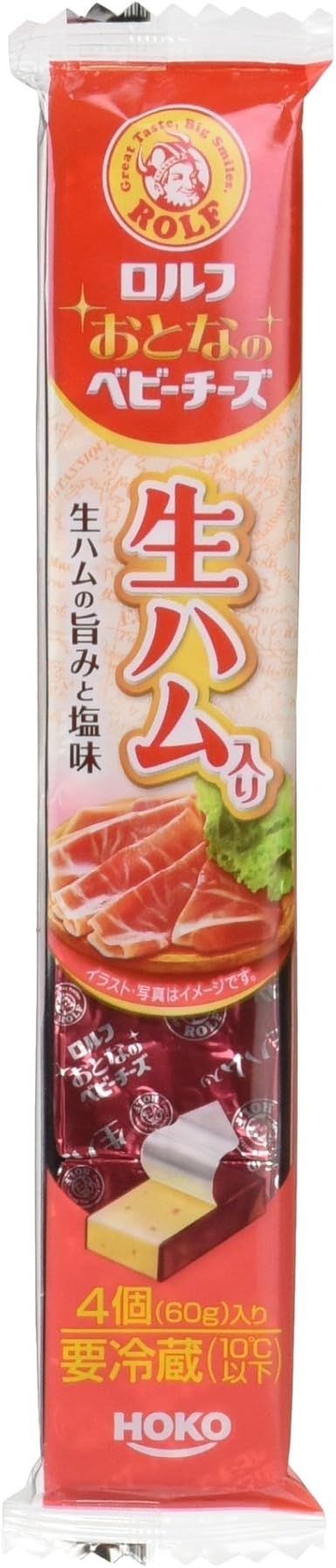 Amazon Co Jp 冷蔵 ロルフ おとなのベビーチーズ生ハム 60g 食品 飲料 お酒