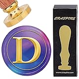 CRASPIRE Initial Alphabets D Wax Seal Stamps Letter