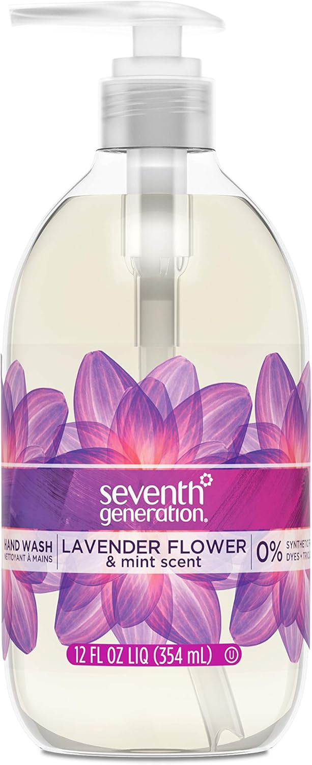 Seventh Generation Hand Wash Soap, Lavender Flower & Mint, 12 Fl Oz, (Pack of 8): Health & Personal Care