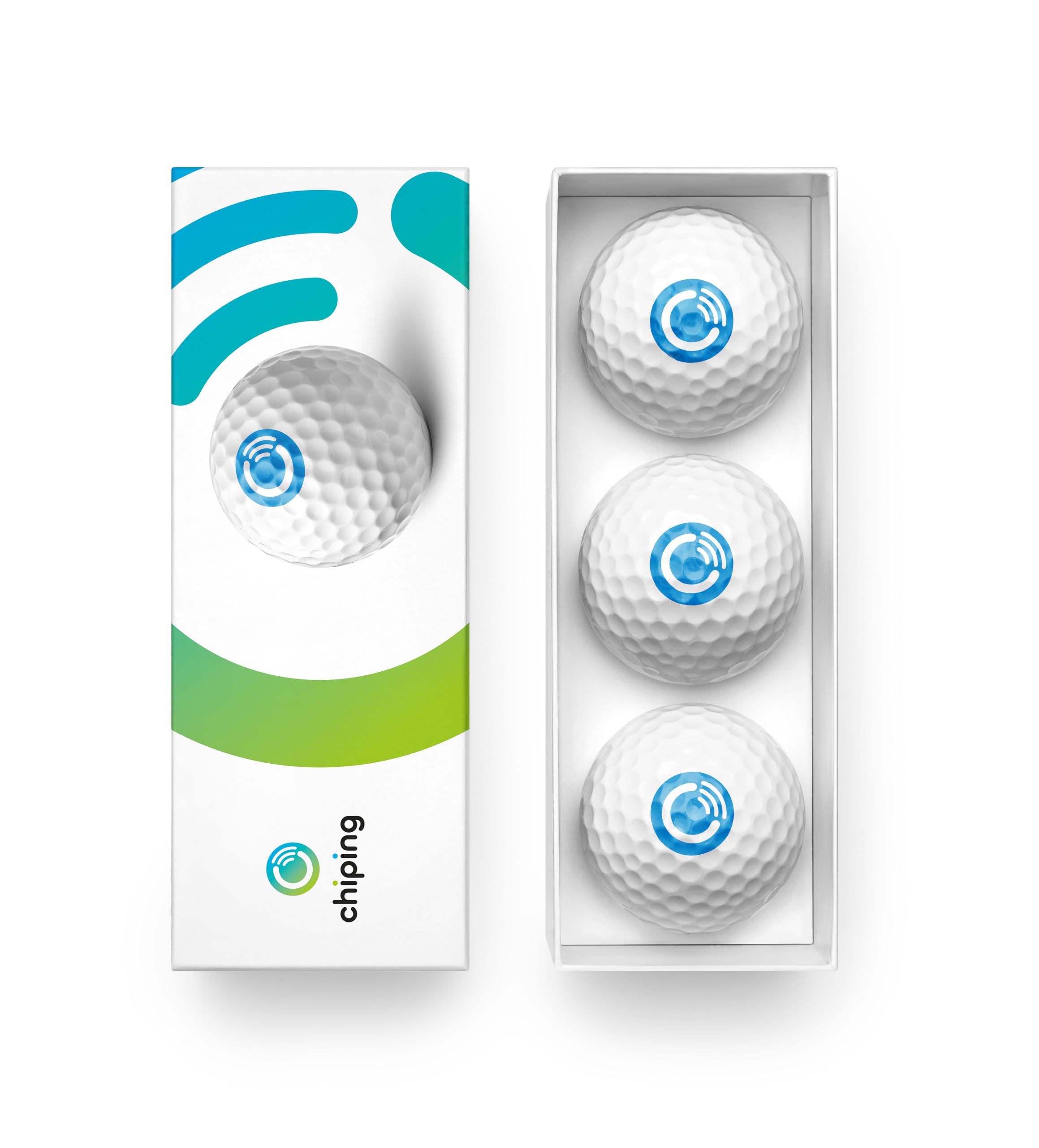 Photo 1 of Chiping GPS Tracked Golf Balls (6 Pack) - The Worlds First GPS Tracked Golf Balls - Play Faster - Score Better - Paired with The Chiping GPS App and 35,000 Courses Around The World