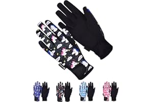 ChinFun Horse Riding Gloves Equestrian Gloves Kids for Boys Girls Horseback Grip Gloves Youth Children Rider Mitts Riding Sports Bike Gardening Cycling Running