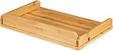 Navaris Clip-on Bedside Shelf Bamboo Bed Frame Table 38x26x11cm view 7