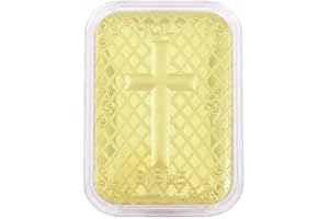 SHOP LC DELIVERING JOY 24K Solid Gold Emboss Sheet – Pure 24K Gold Bar Style Sheet - (10 mg, 31x45.50 mm) Real Jewelry - luxurious & Premium Gifting Collections—Anniversary, Engagement, Birthday, and Christmas Gifts