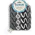 Skoy Scrub, 1-Piece Reusable, Non-Scratching Dish Scrubber for Kitchen and Household Cleaning, Planet-Friendly, Dishwasher Safe Soft Scrub, Monochromatic Colors