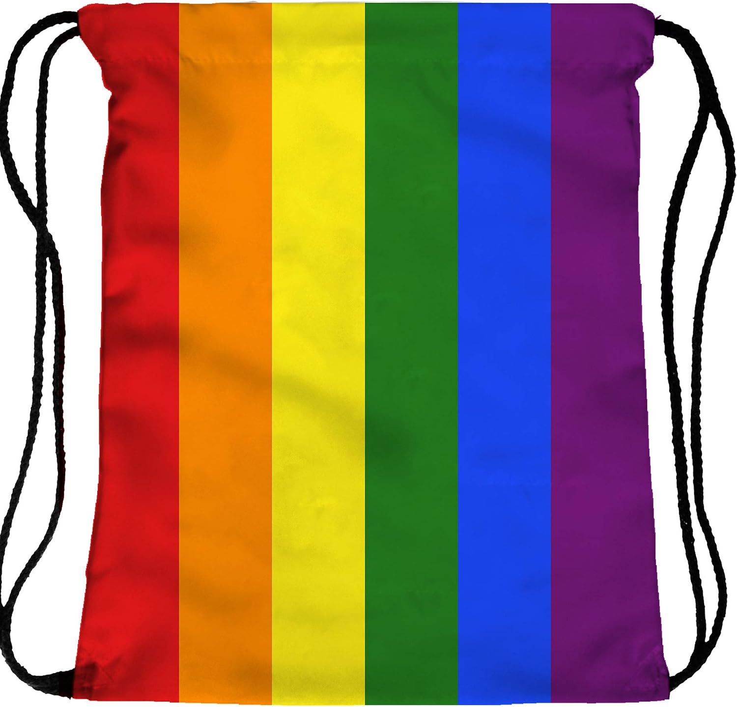 PREMYO Drawstring Gym Bag Backpack Quote Print Rainbow Rucksack for School Sports Travel Women Children Birthday Present - Image 3