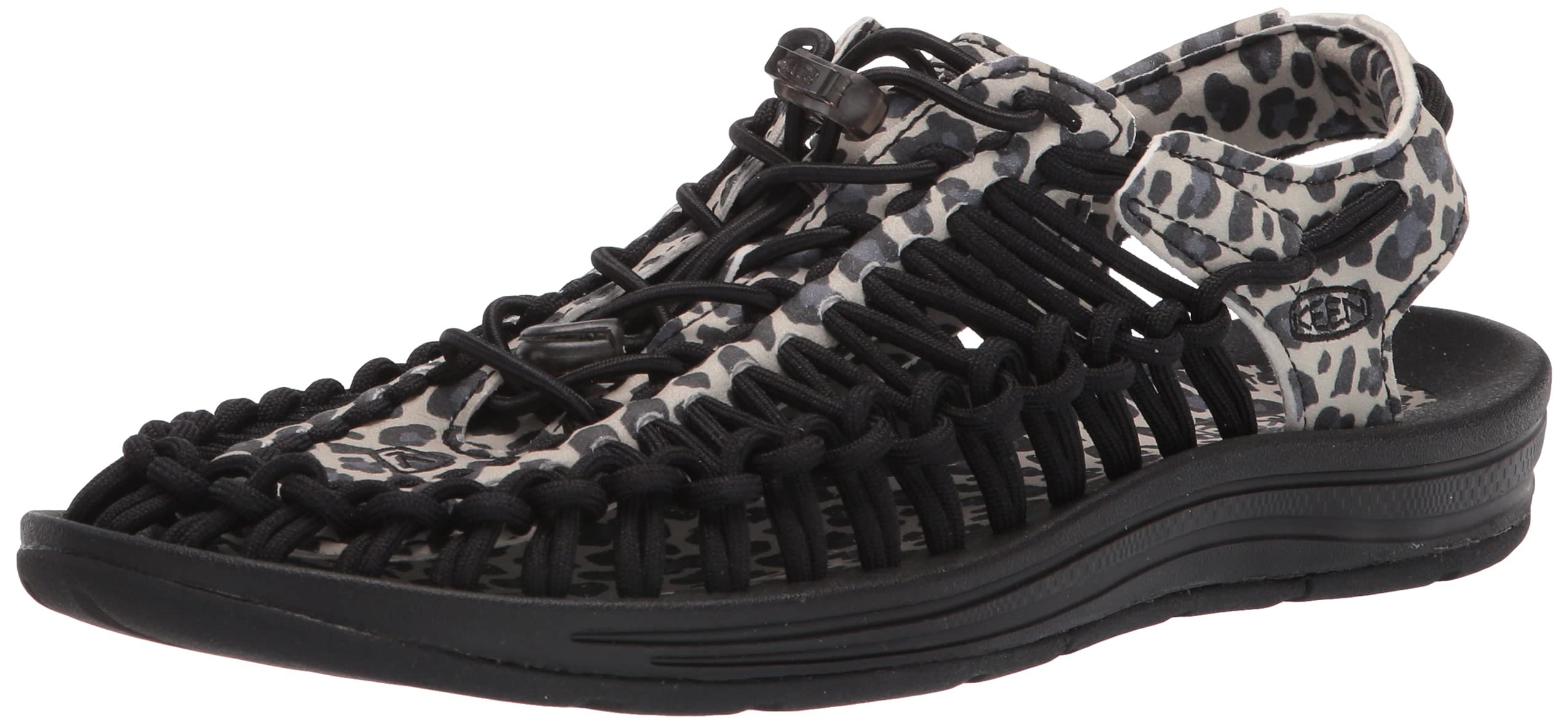 KEEN Women’s UNEEK Classic Two Cord Sandal, GLR Leopard, 10.5 M (Medium) US Image