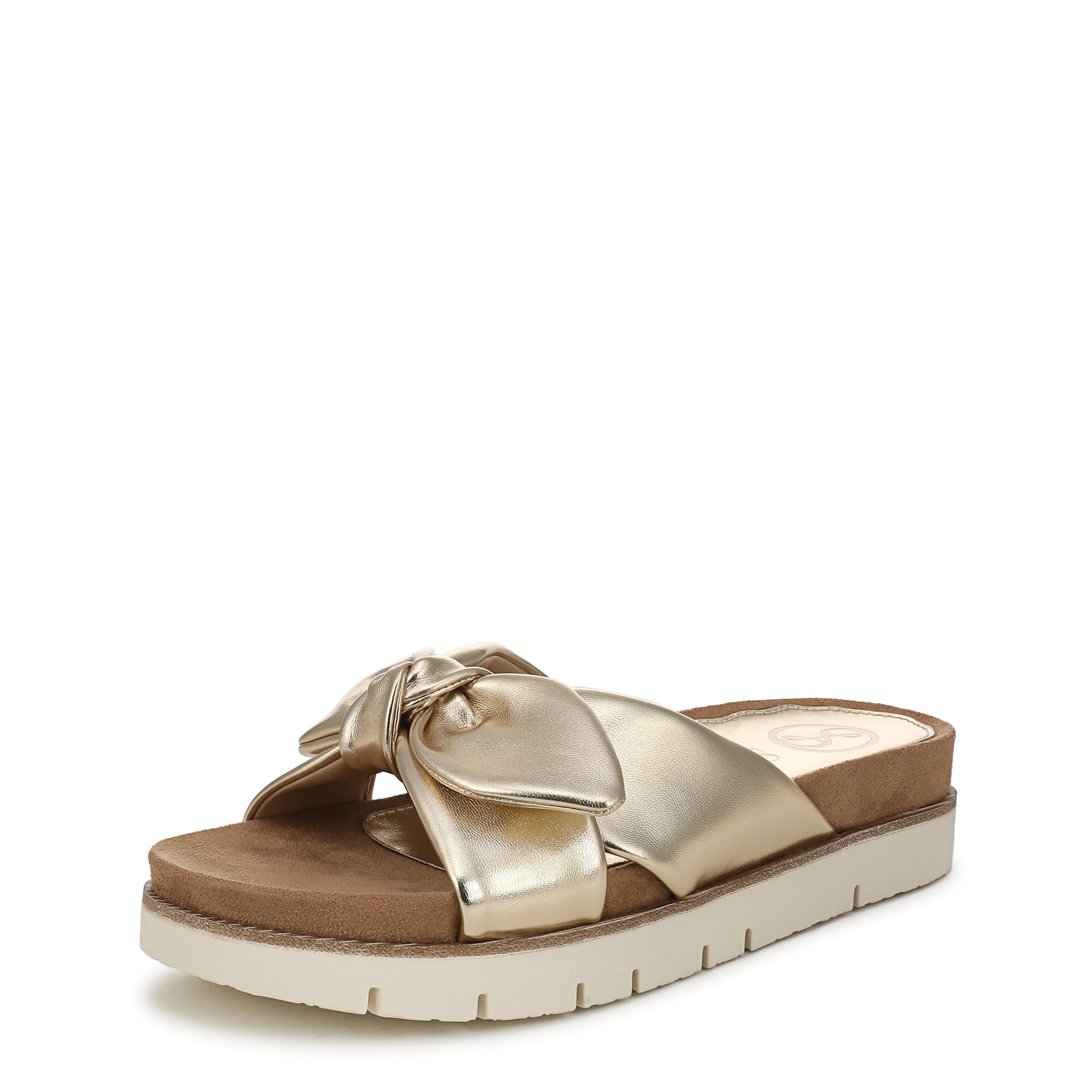 Sam & Libby Women’s Astrid Slide Sandal, Soft Gold, 11