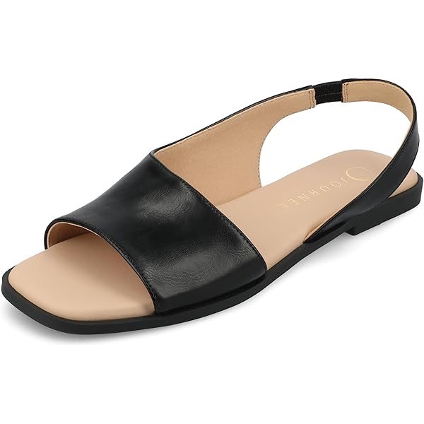 Amazon.com | Journee Collection Women's Lavine Multi Strap Flat