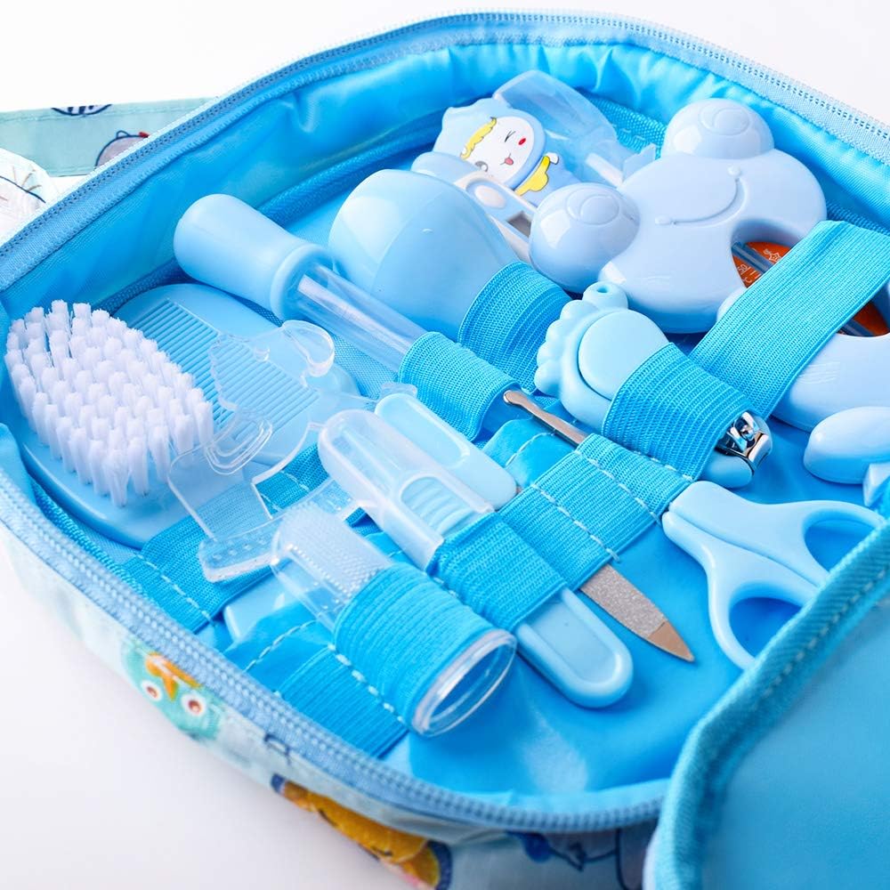 14pcs Trousse De Soin Bebe Rose Trousse De Soin Bebe Nouveau Ne Avec Deux Peignes Coupe Ongles Brosses A Doigts Pour Bebe Rose Toilette De Bebe L Hygiene De Bebe Dwteam In