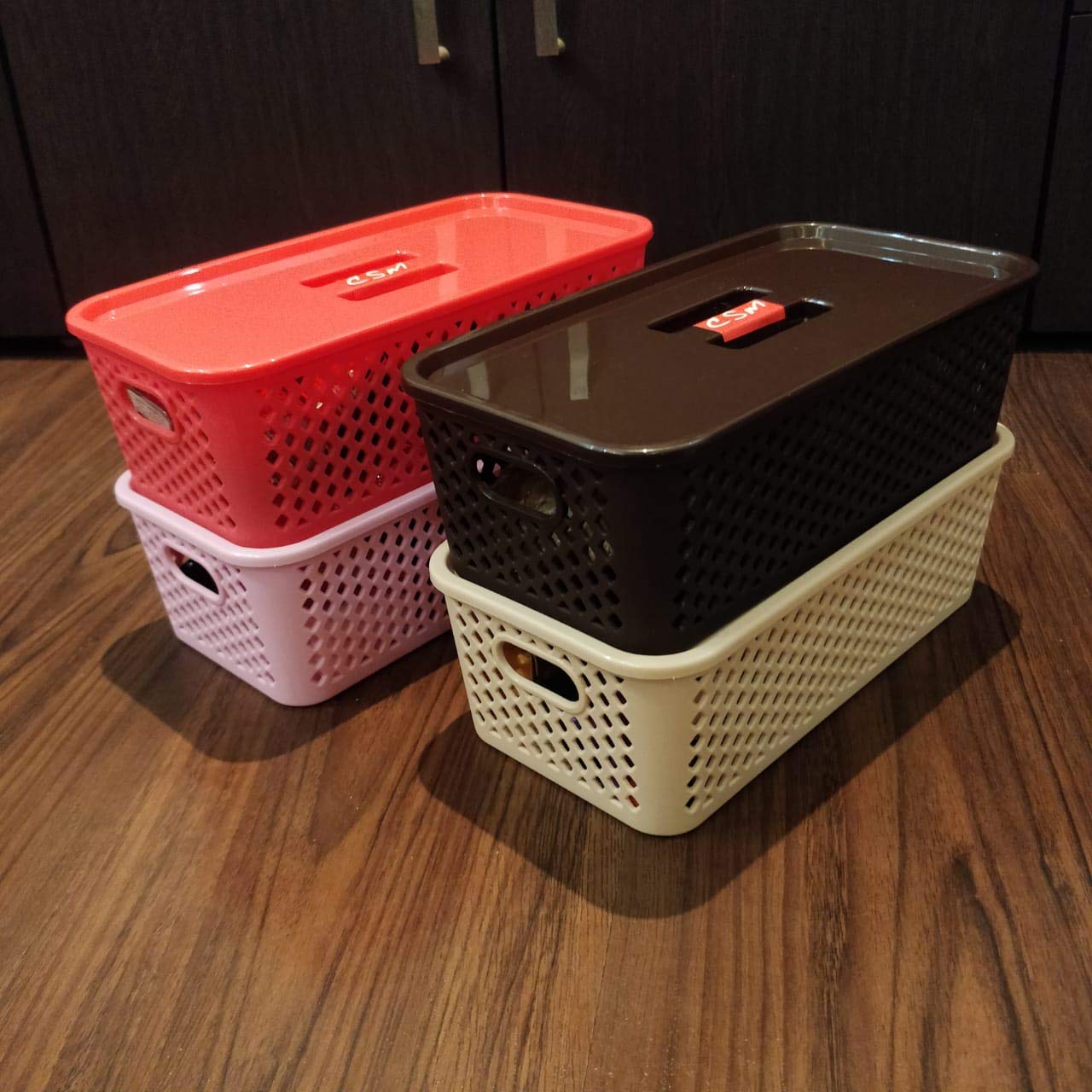 CSM Set of 4 Multipurpose Basket Cosmetics and Jewellery Basket