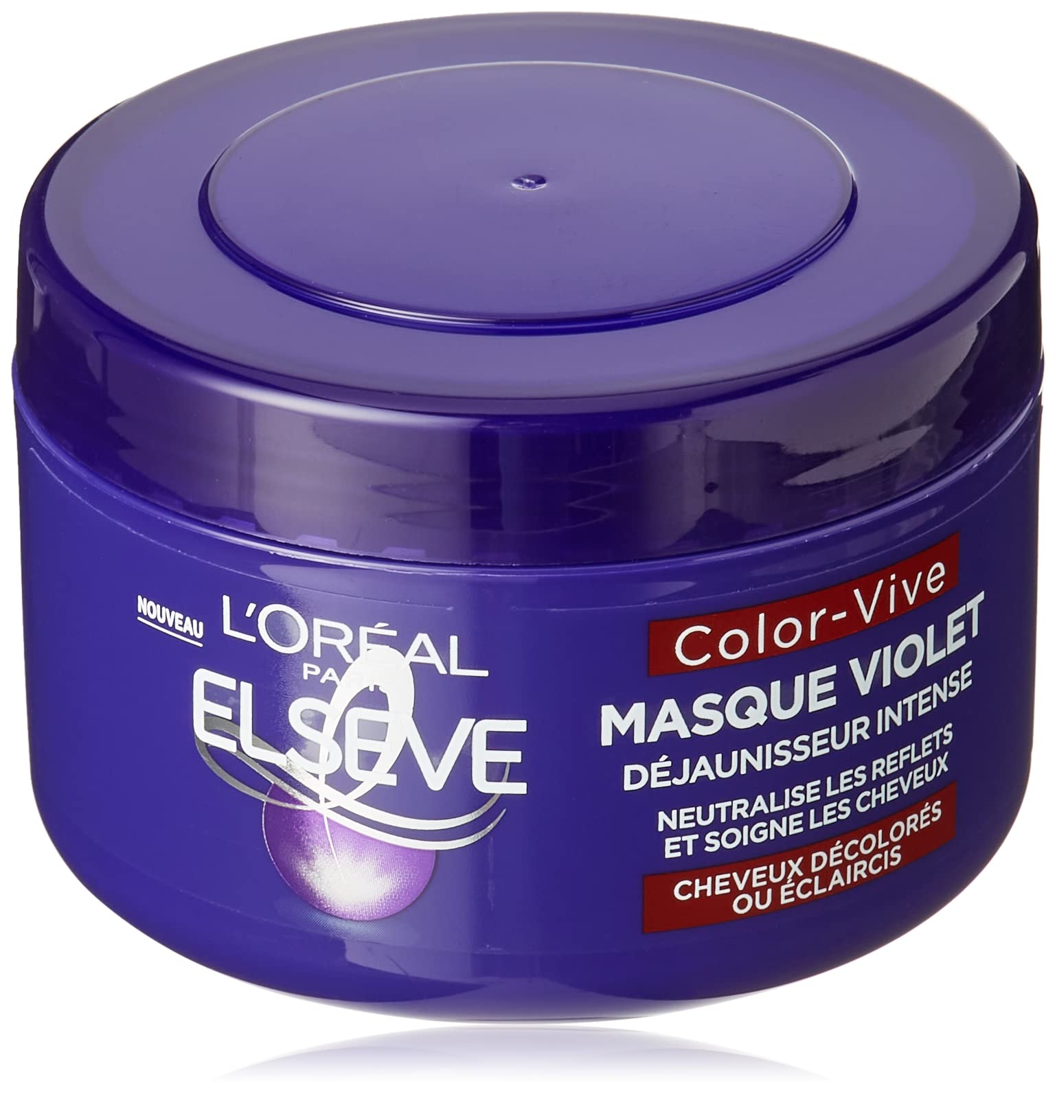 L'Oréal Paris - Elseve Color-Vive - Intense De-Yellowing Mask Purple for Bleached / Lightened Hair 250 ml