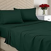 Utopia Bedding Queen Size 4 Piece Sheet Set - Brushed Microfiber - Soft Bed Sheets for Queen Size Bed Set - Includes 1 Fitted, 1 Flat, & 2 Pillow Cases - Deep Pocket (Emerald)