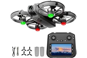 NEW UPGRADED Drone with 2K Camera for Adults & Beginners - Larger Body & Extended 45 Min Flight, 5" FPV Screen & App Control,