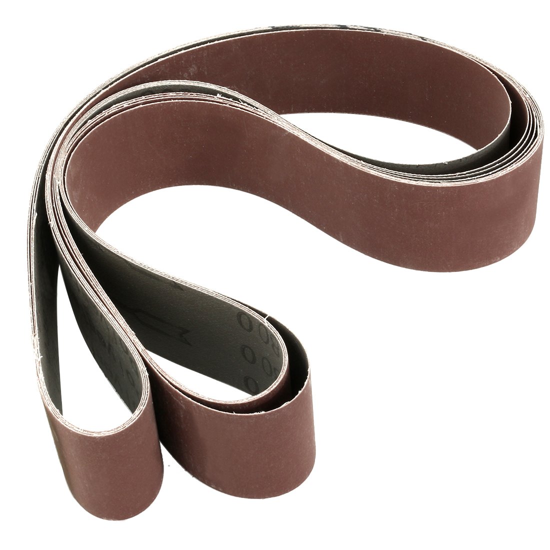 Sourcingmap 2-Inch x 72-Inch Aluminum Oxide Sanding Belt 800 Grits Sandpaper Flush Joint for Belt Sander 4pcs