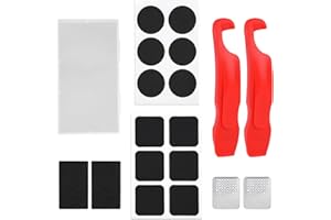 20pcs Bike Tire Repair Tool Kit, Bicycle Inner Tube Puncture Patch Kits Includes 12 Cycle Tire Patches Filer Blade Tyre Lever