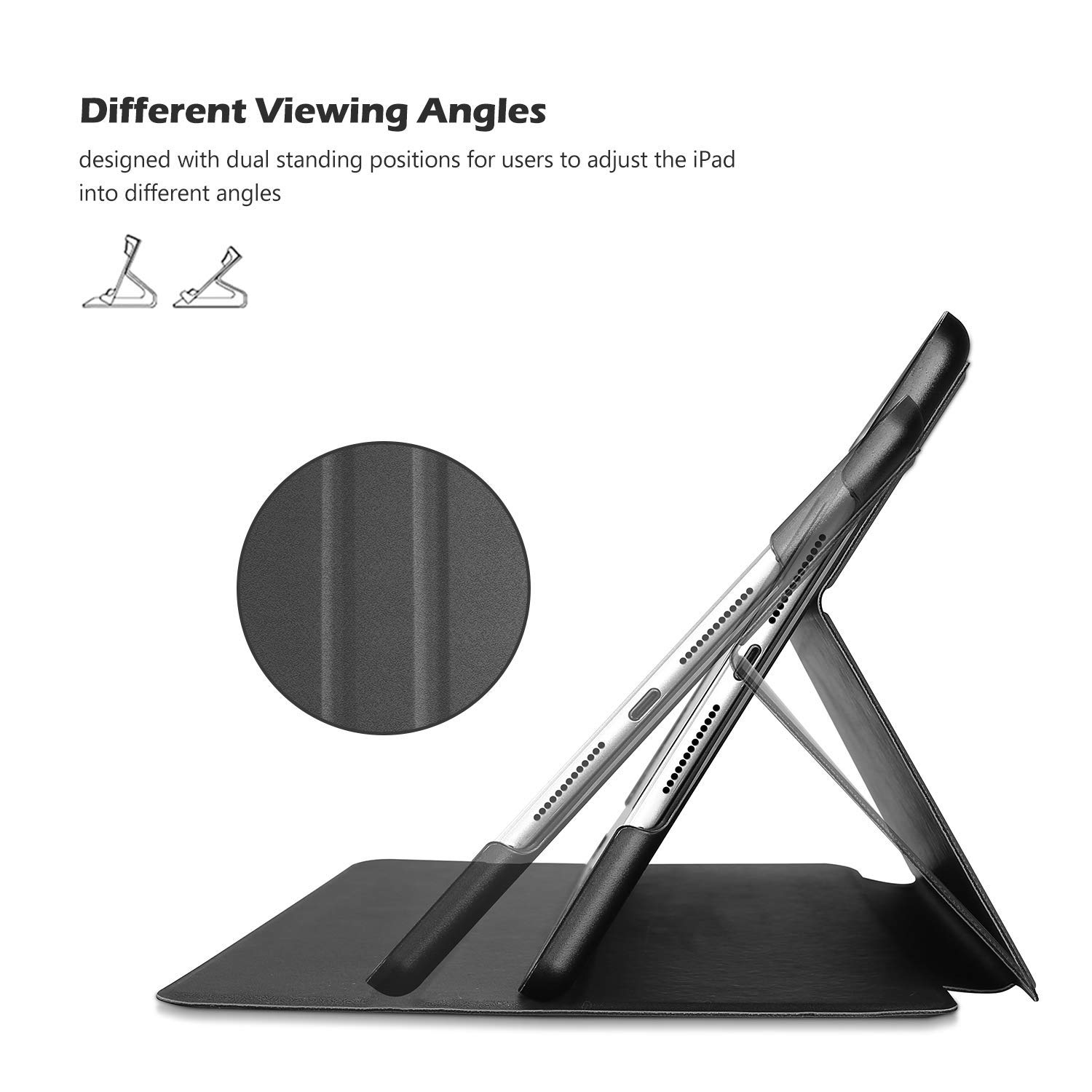 ProCase Cover for iPad 10.2 Case 2021 iPad 9th Generation / 2020 iPad 8th Gen/ 2019 iPad 7th Gen Case, Slim Stand Protective Case Folio Cover for 10.2