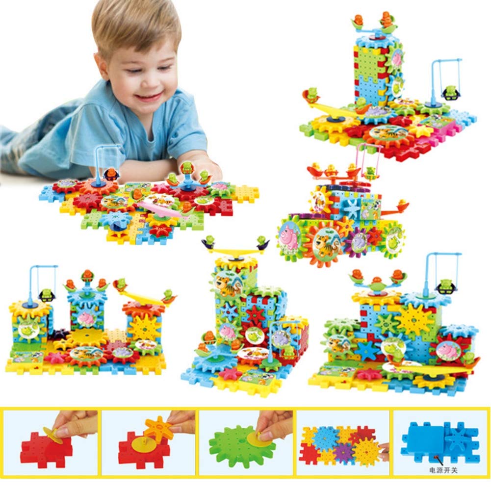 Best 81 Pieces Electric Gears 3D Puzzle Building Kits