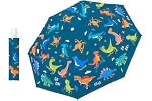 Kids Folding Umbrella Auto Open/Close Anti-rebound Safe Design UV Resistant Automatic Children Travel Umbrellas 8 Rib Reinfor