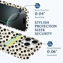 Petocase for iPhone 16 Pro Wallet Case Card Holder