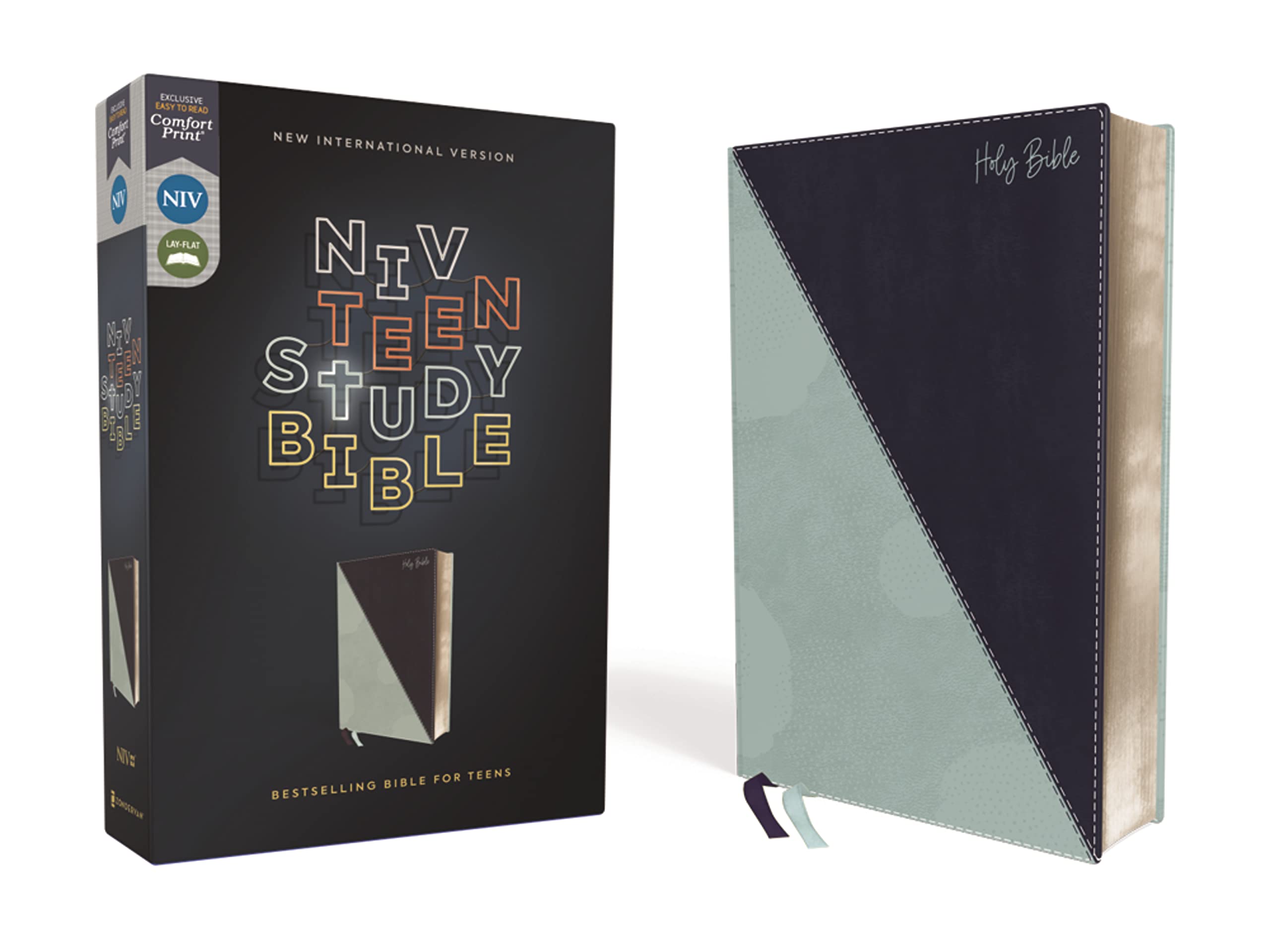 NIV, Teen Study Bible (For Life Issues You Face Every Day), Leathersoft, Teal, Comfort Print NIV, Teen Study Bible (For Life Issues You Face Every Day), Leathersoft, Teal, Comfort Print Imitation Leather
