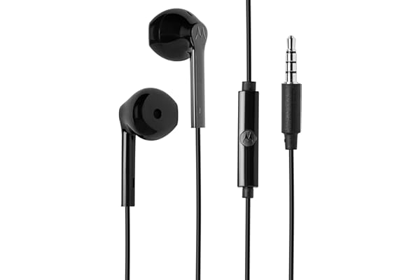 Motorola, Fone de Ouvido com Microfone, Intra Auricular, Preto