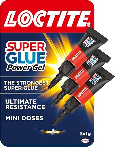Loctite Powerflex Gel Super Glue Mini Trio 3 x 1g Flexible Repair All Purpose