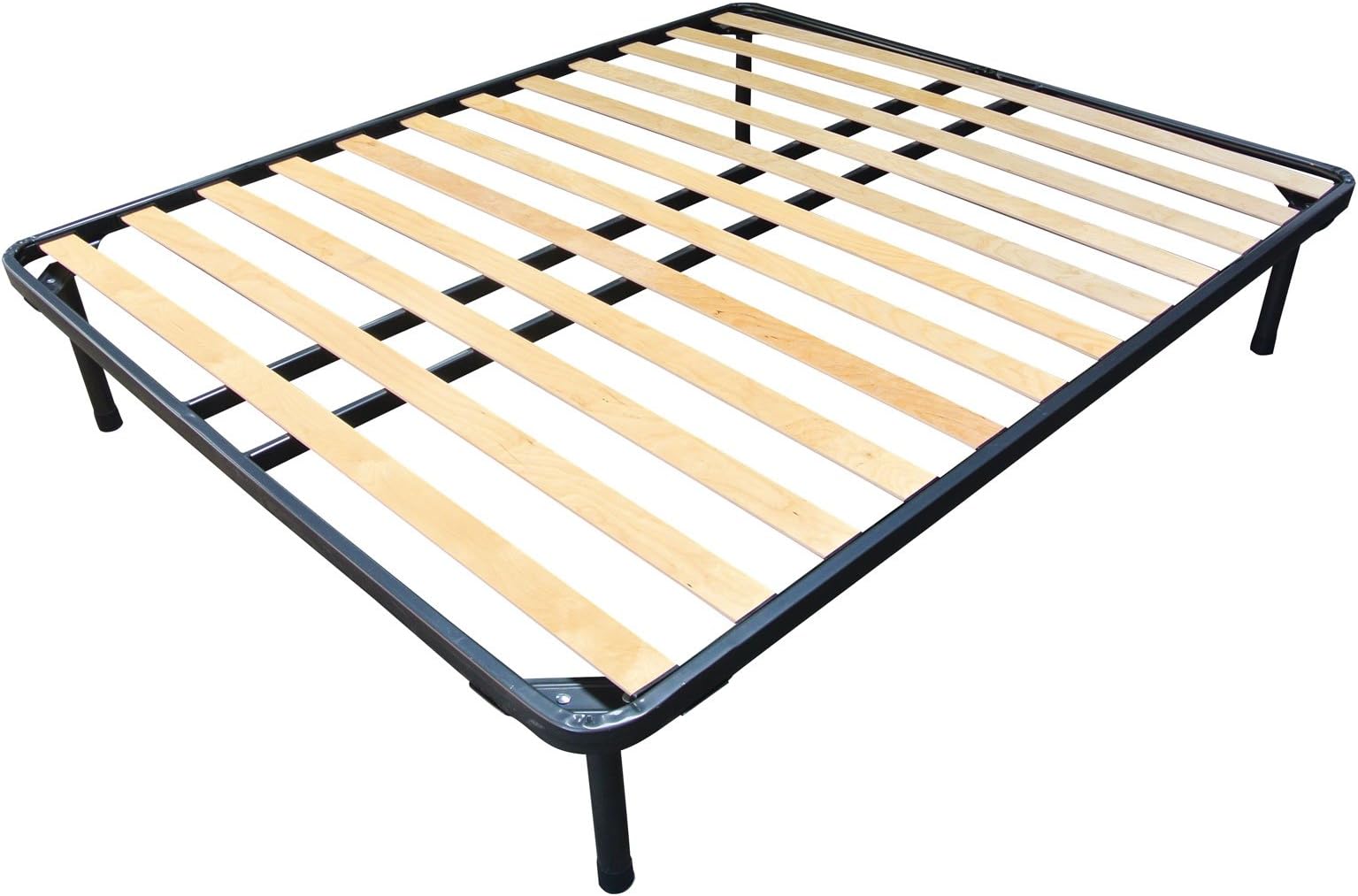Baldiflex Napoleone Orthopaedic Mattress Single Bed Base with Iron Frame and Beech Slats, 100 x 200 cm 160 x 190 cm multi-coloured