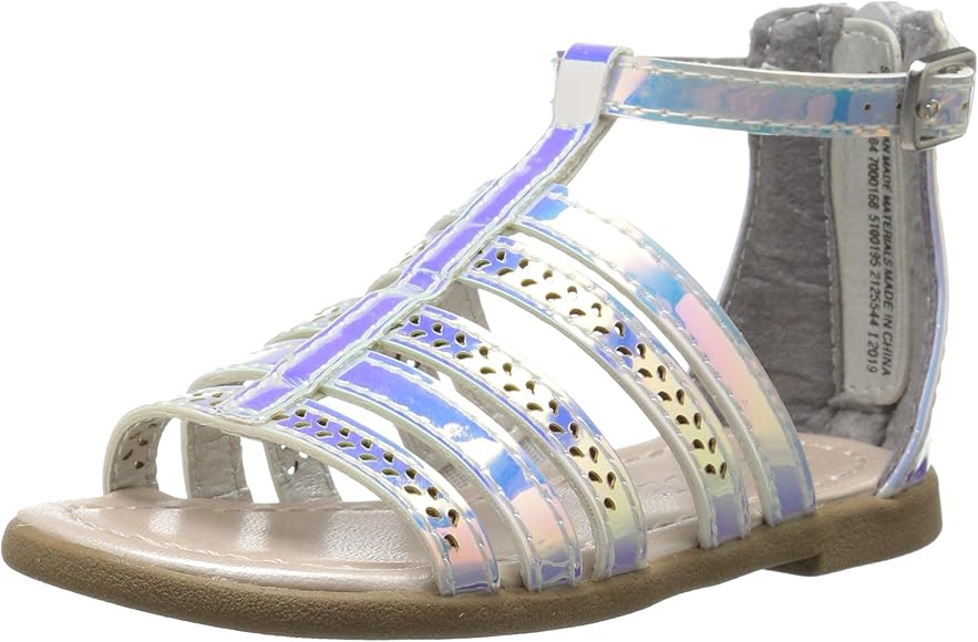 holographic gladiator sandals