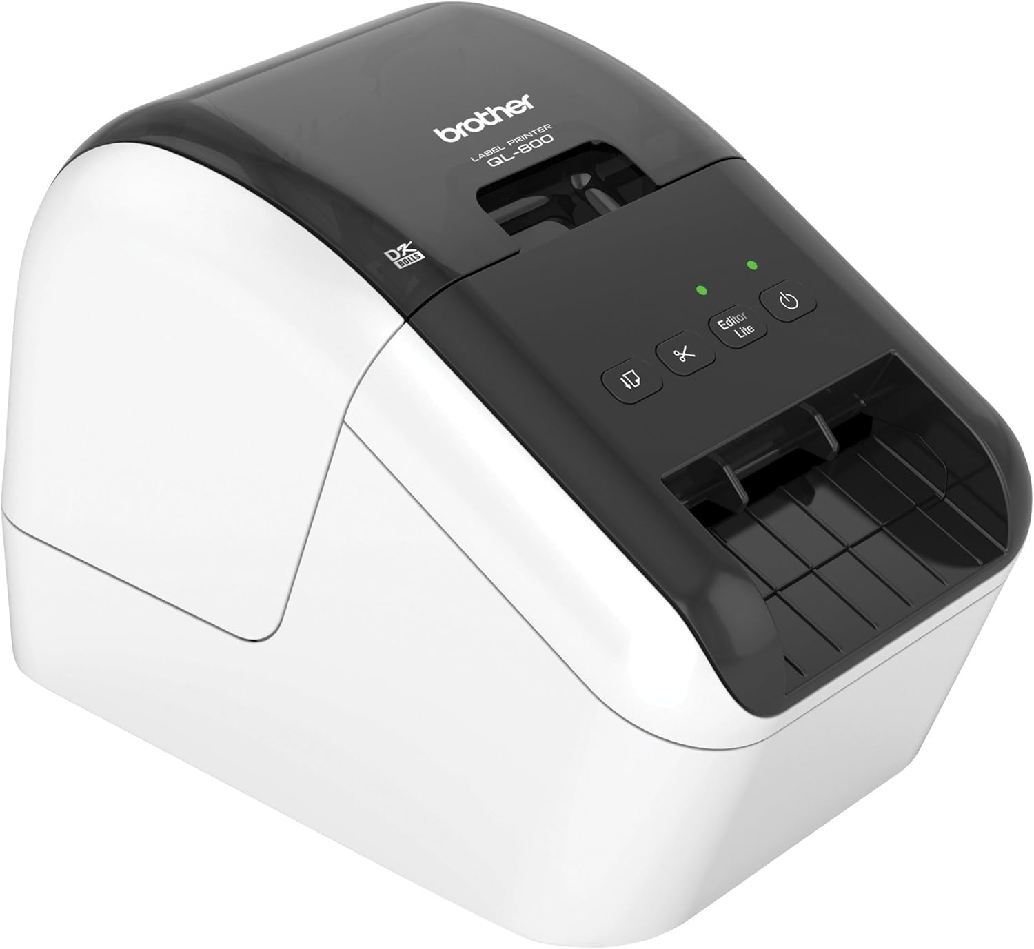 Brother QL-800 High-Speed Professional Label Printer, Lightning Quick Printing, Plug & Label Feature, Brother Genuine DK Pre-Sized Labels, Multi-System Compatible – Black & Red Printing Available : Office Products