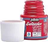 PEBEO Setacolor Light Fabric Paint 45ml Cardinal Red Water-Based view 4