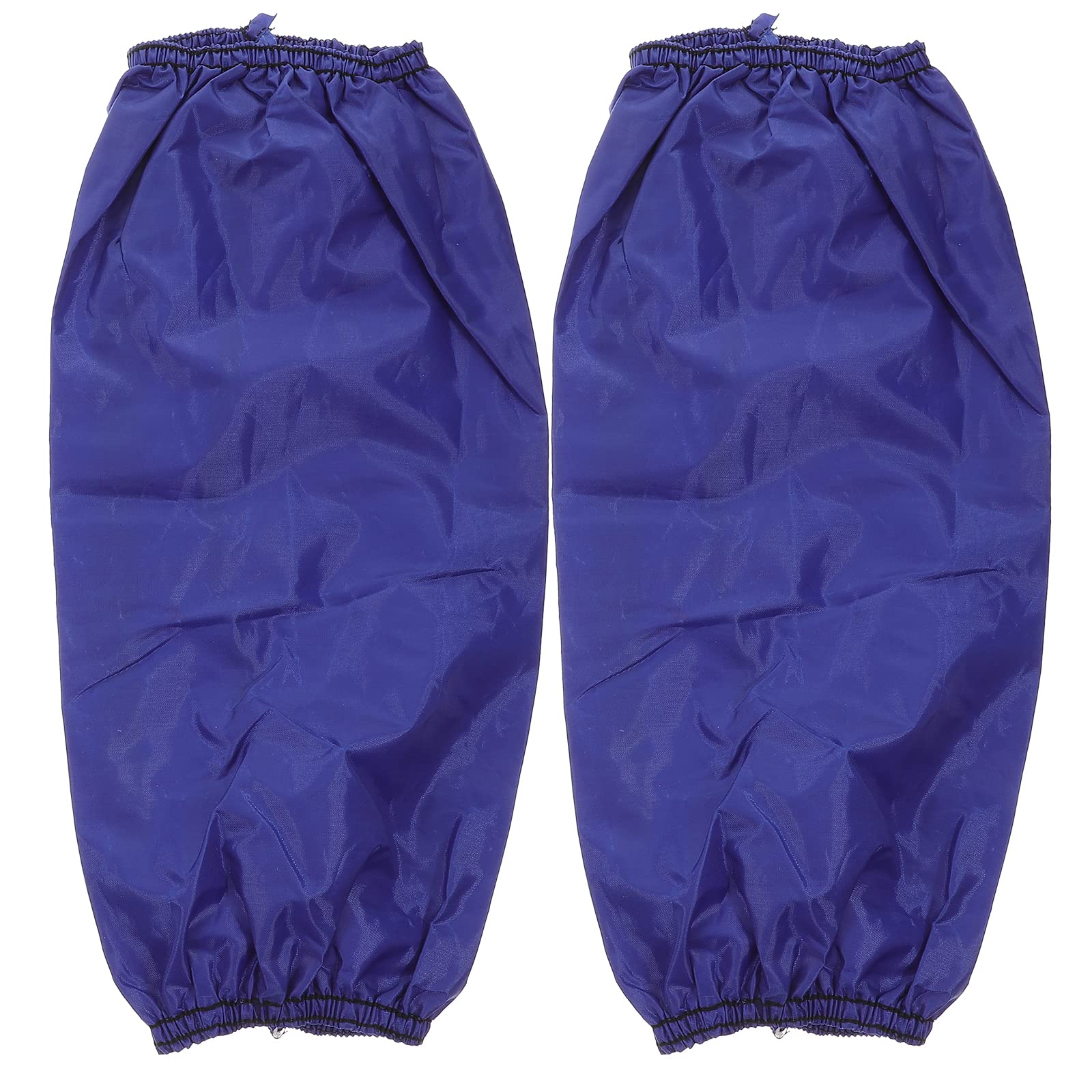 Healifty 1 Pair Flame-Resistant Welding Sleeves PVC Waterproof Washable Arm Sleeves Cooking Heavy Duty Work Protection Sleeves Arm Guard (Blue)