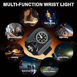 Running Light, 500 Lumen Rechargeable Wrist