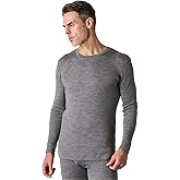 LAPASA Men 100% Merino Wool Shirt Base Layer Lightweight Midweight Thermal Top Long Sleeve Hunting Undershirt Warm Long John
