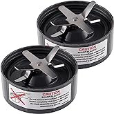 Equust 2-pack Blender Replacement Blade Compatible with NutriBullet Replacement parts 900w/600w