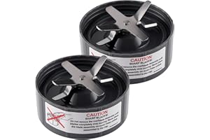 Equust 2-pack Blender Replacement Blade Compatible with NutriBullet Replacement parts 900w/600w