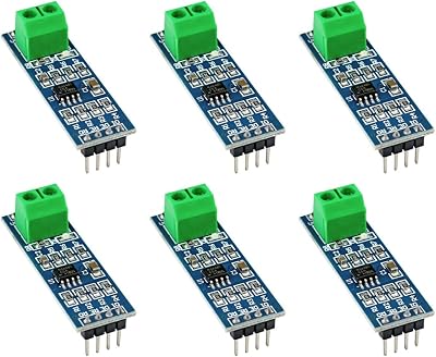 JZK 6 Pcs 5V MAX485 RS485 Module TTL to RS-485 MCU Development Board