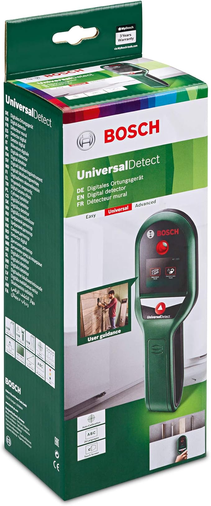 Bosch Detector digital UniversalDetect (4 pilas AAA, cartón ...