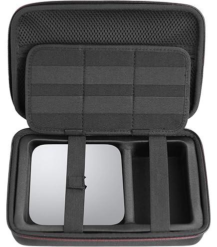 Boîtier Dur EVA Pour Mini PC M4/M4 Pro - Sac De Protection Avec Poches - Compatible S12 Pro, IT13 - Couleur Grise