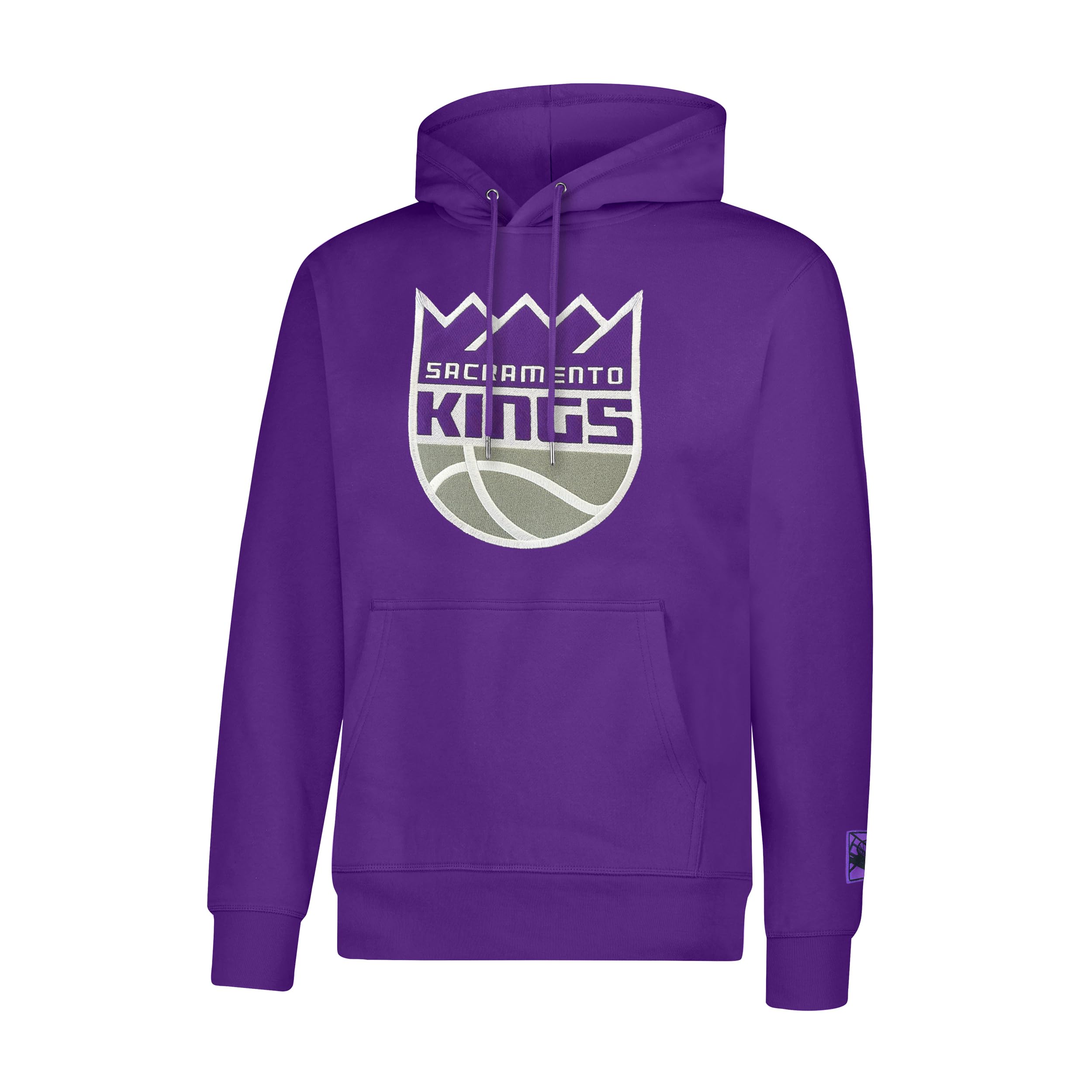 Photo 1 of Ultra Game Adults NBA Official Classic Embroidered Hoodie Sweatshirt, Sacramento Kings, Team Color, Medium