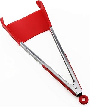 Amazon Com Pars Pars Tongs And Spatula 2 In 1 Kitchen Aid Bbq