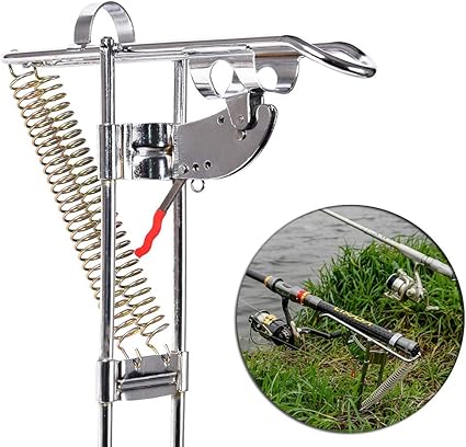 automatic fishing pole holder