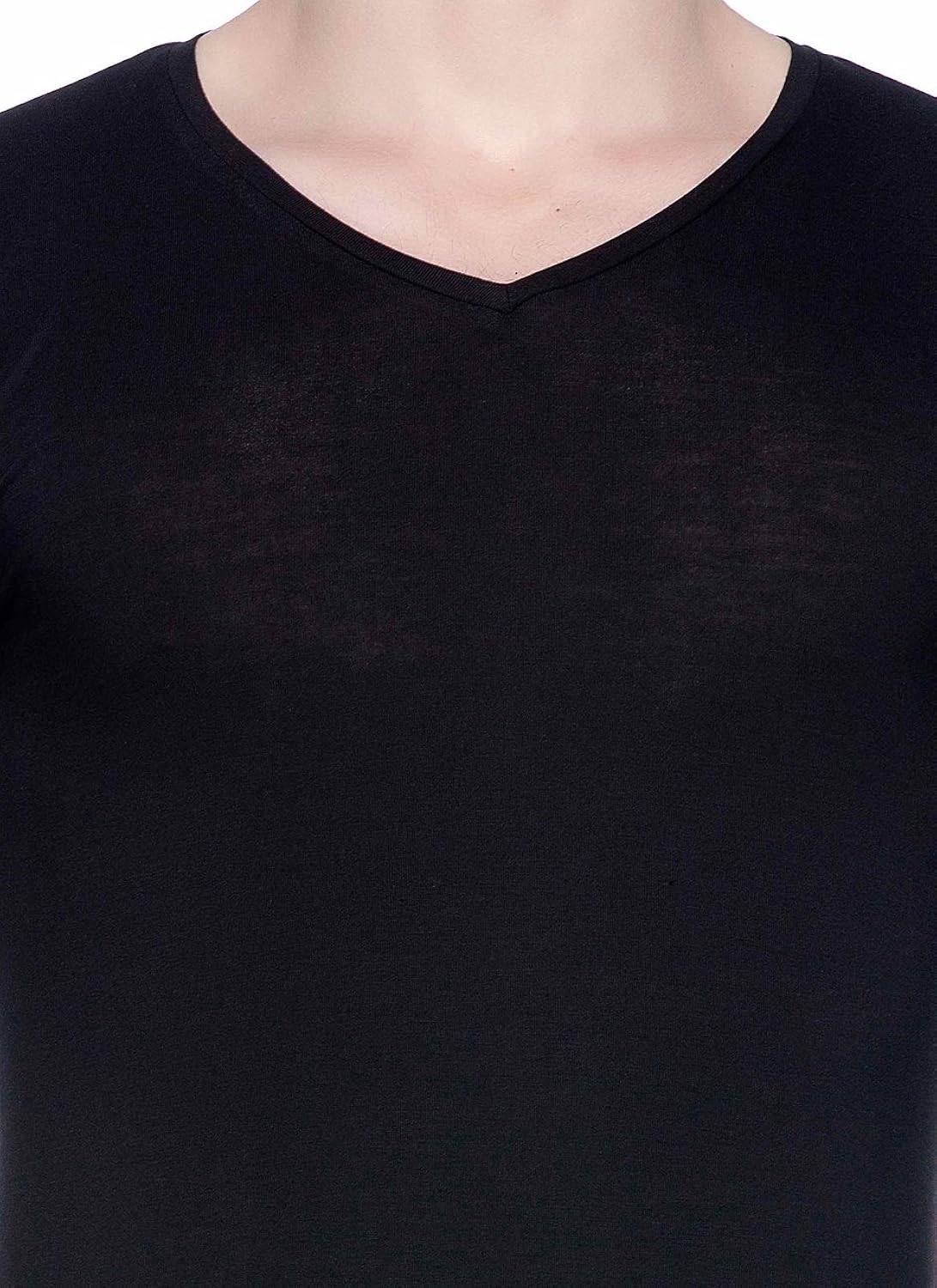 tinted men's viscose v-neck full sleeve t-shirt (tj101vf)